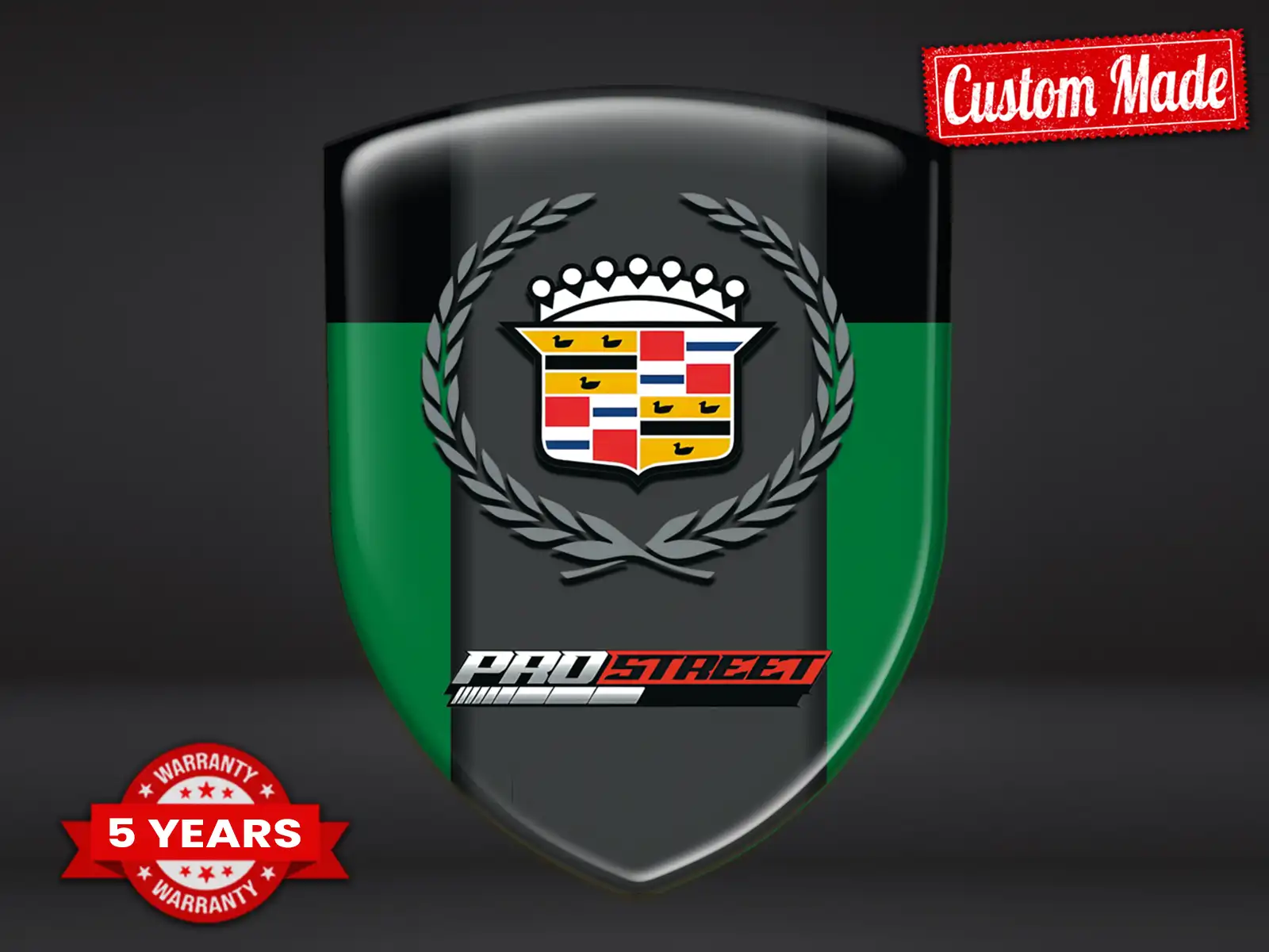 Cadillac Emblema Interior Estilo Drift Insignias Cúpula Premium